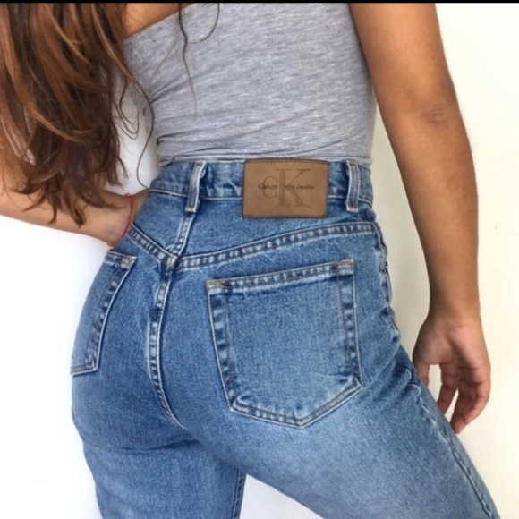 Calvin Klein Jeans Denim - Vintage 90's Calvin Klein Easy fit high rise jeans